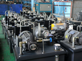 液壓系統成品(pǐn)區